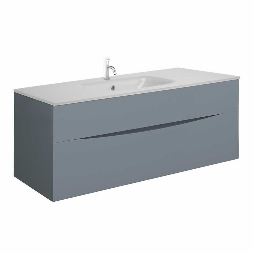 Glide II 100 Unit & Ice White Glass Basin